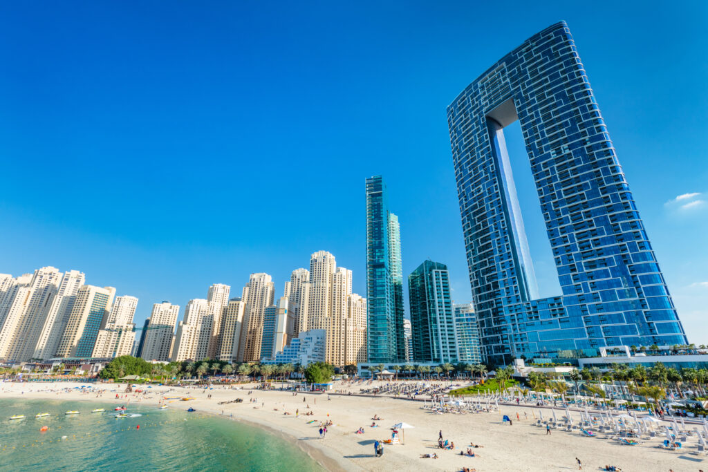 jumeirah-beach-residence-with-marina-skyscrapers-in-dubai